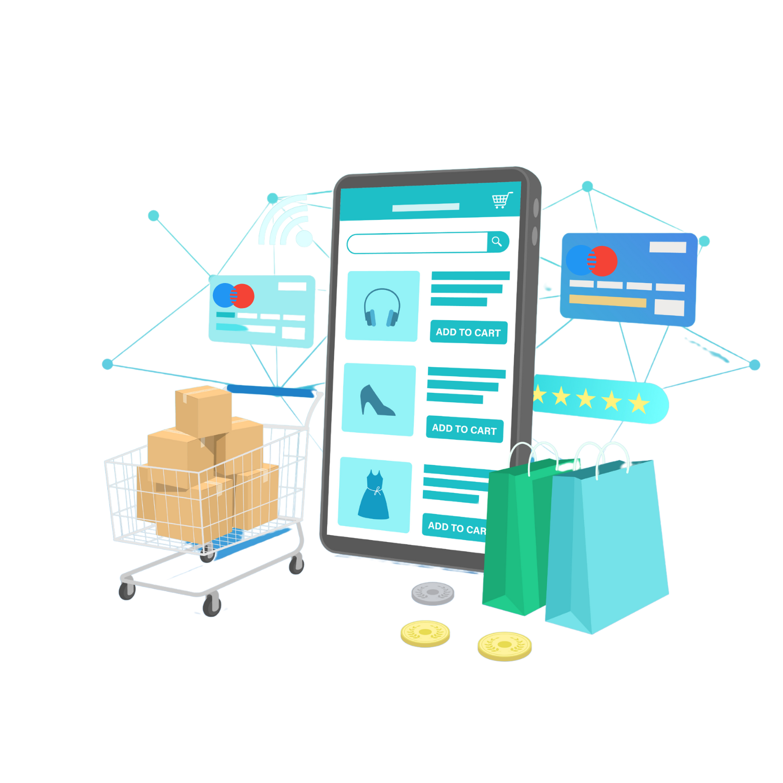 VA 5 STARS e-commerce picture